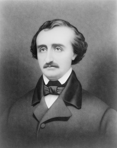 Edgar Allan Poe, 1896 (mezzotinta) od William Sartain